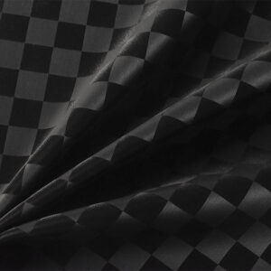 Fashion Cloth Style Chessboard Design Pu Leather Silky Velvet-like Fee