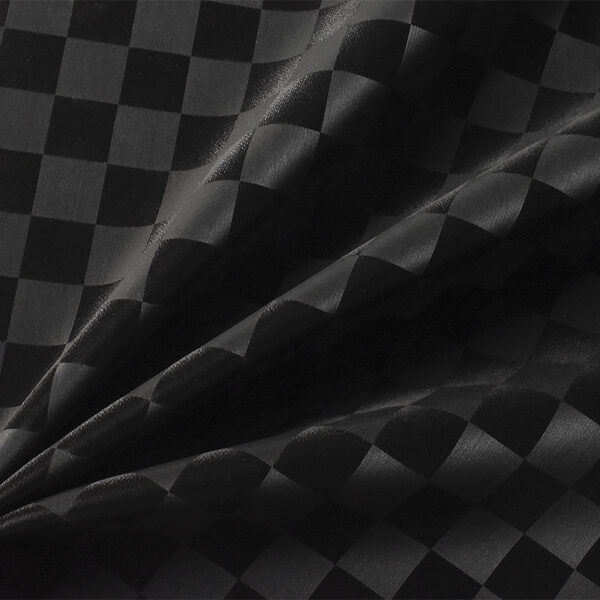 Fashion Cloth Style Chessboard Design Pu Leather Silky Velvet-like Fee