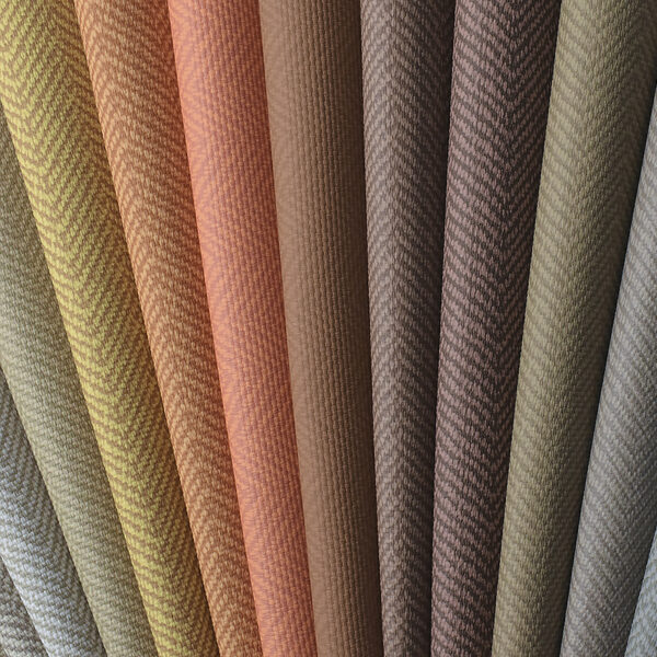 Fashion New Coarse Grain Imitation Cloth Design Artificial Pvc Leather - Image 2