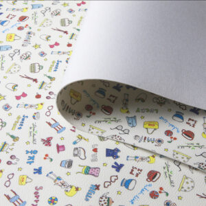 High Dense Purity Cartoon Printed Pvc Oxford Backing Strong Quality Ar