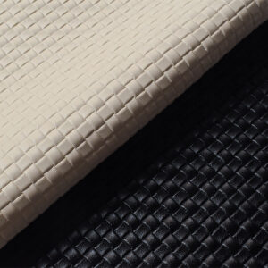 Home Textile Weave Style Embossed Carving Pu Leather Grade 5a Mildew R