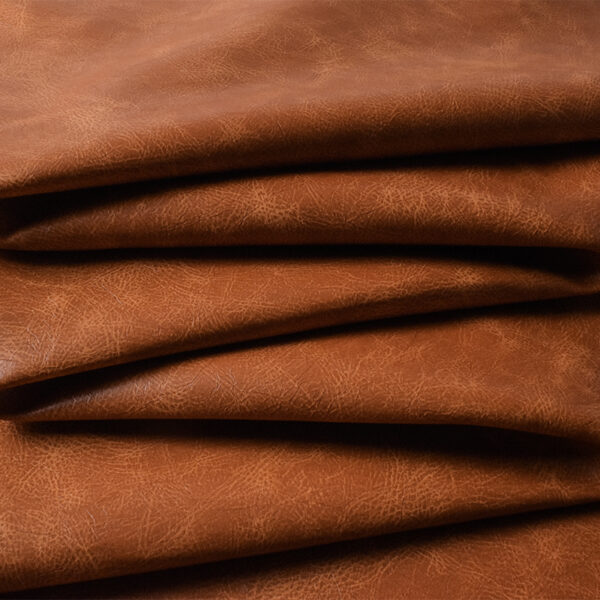 Pvc Synthetic Leather Embossed Retro Crazy Horse Pattern Faux Leather - Image 3