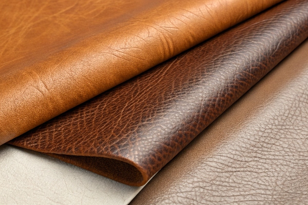 leather vs pvc close-up