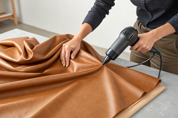 smooth faux leather