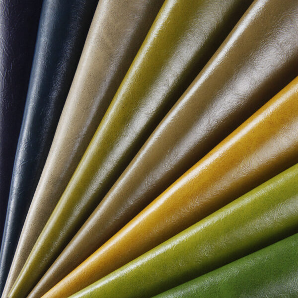 Oiled Synthetic Designer Artificial Leather Fabric Furniture Car Seat - Image 2
