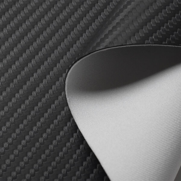 Hot Sell Strong Elastic Carbon Fiber Style Grain Artificial Car Leathe - Image 3