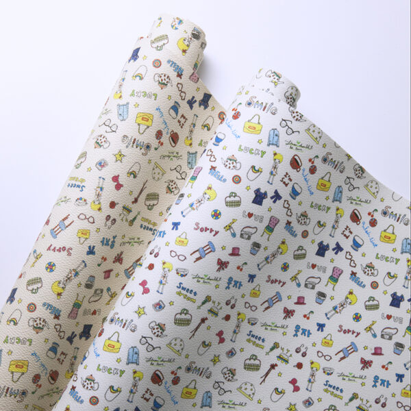 High Dense Purity Cartoon Printed Pvc Oxford Backing Strong Quality Ar - Image 2