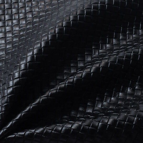 Home Textile Weave Style Embossed Carving Pu Leather Grade 5a Mildew R - Image 2