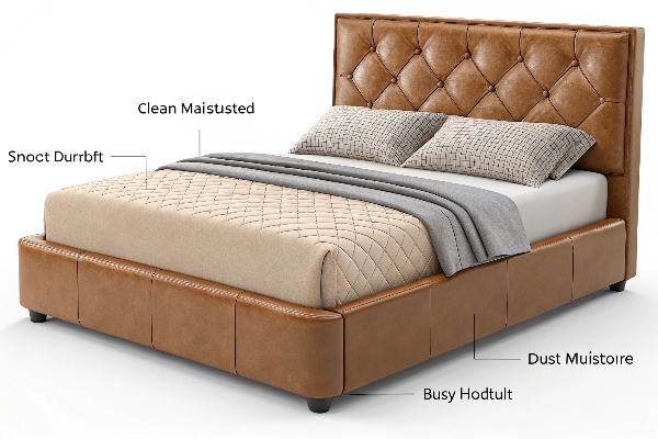 bed headboard faux