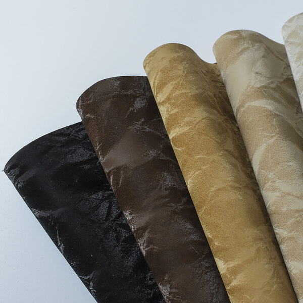 Pu High Quality Imitation Velour Suede Leather For Clothes Bags Fashio - Image 2