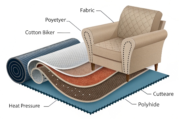 artificial leather layers