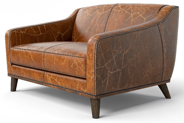Faux leather cracks