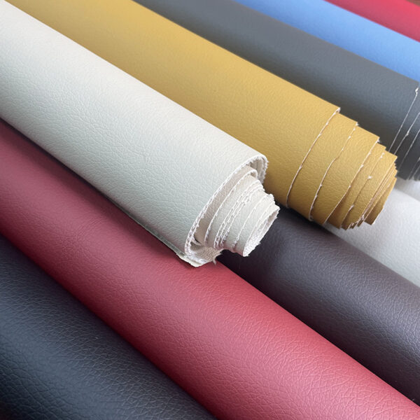Soft Handfeel PU Leather with DE90 Small Litchi Grain for Furniture | REACH Certified - Image 3