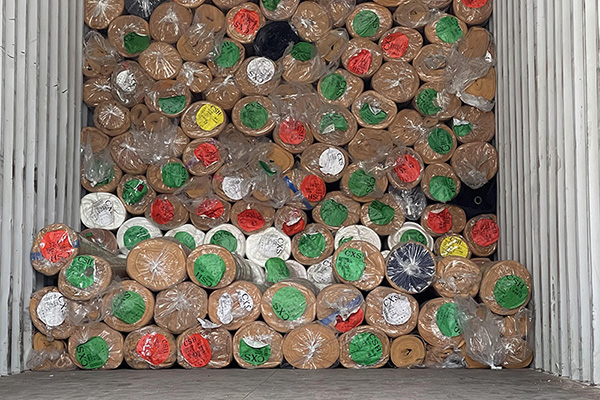 sorting leather stock